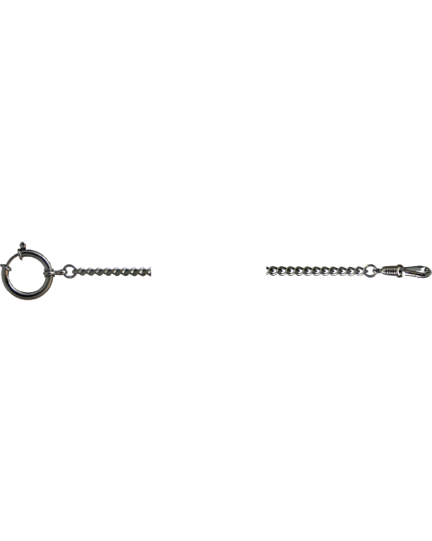 Polished steel chain